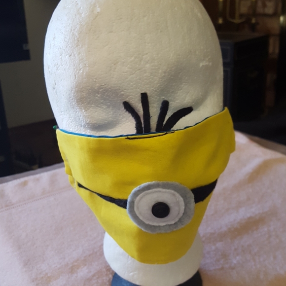 Child's Minion Face Mask. - Picture 3 of 5